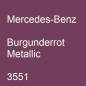 Preview: Mercedes-Benz, Burgunderrot Metallic, 3551.